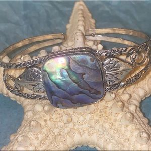 Stunning Abalone statement cuff